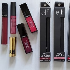 Lipstick, lipgloss lot in all unopened products.